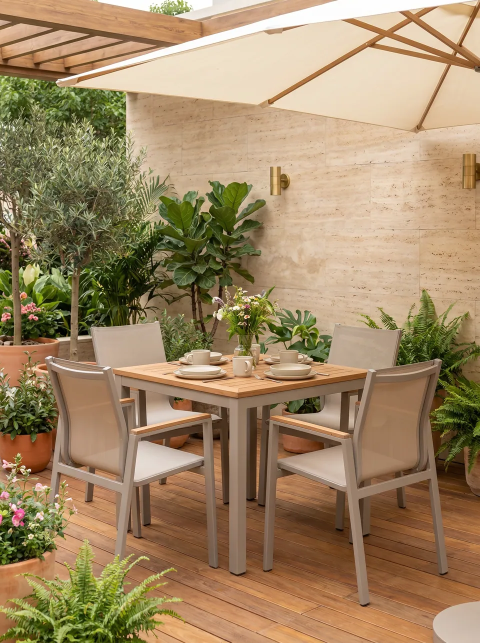 Aluminum Patio Dining Chairs