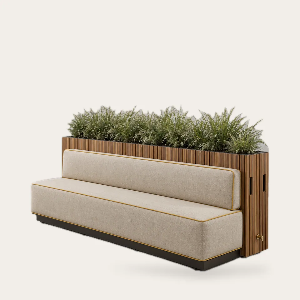 Green Edge Planter Booth