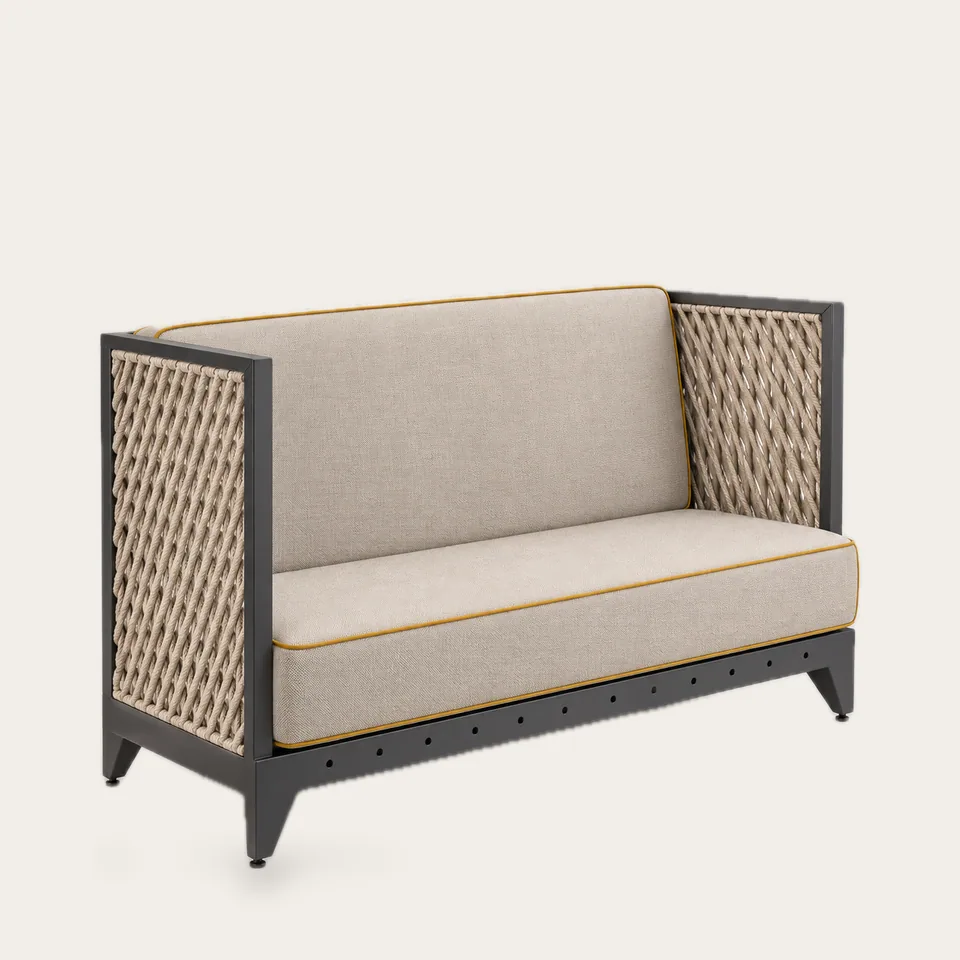 Lattice Rope-Panel Booth